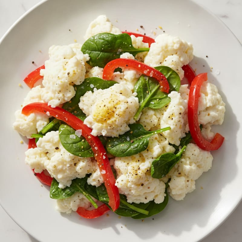Savory Egg White and Veggie Scramble