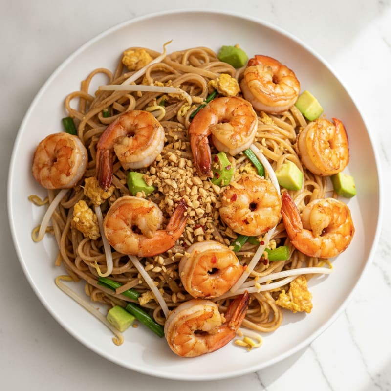 Shrimp Pad Thai Noodles