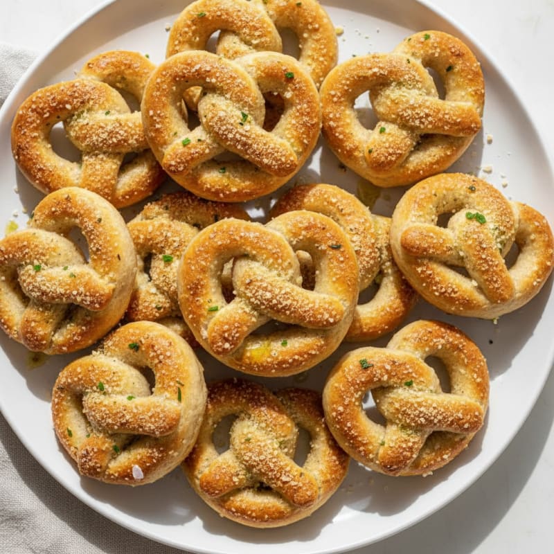 Garlic Parmesan Pretzel Bites