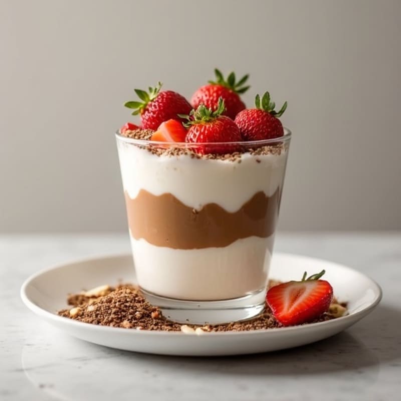 Creamy Coffee-Cocoa Protein Parfait
