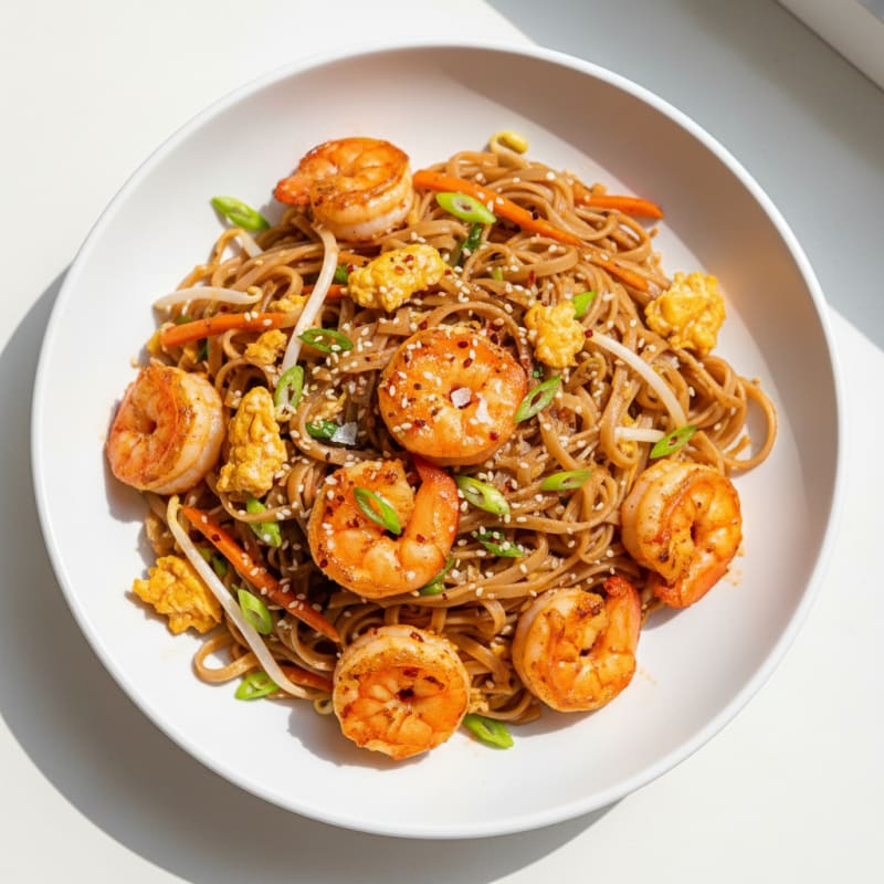 Zesty Chili-Lime Shrimp Pad Thai