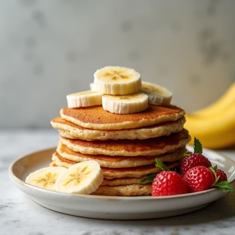 Protein-Packed Banana Oat Pancakes