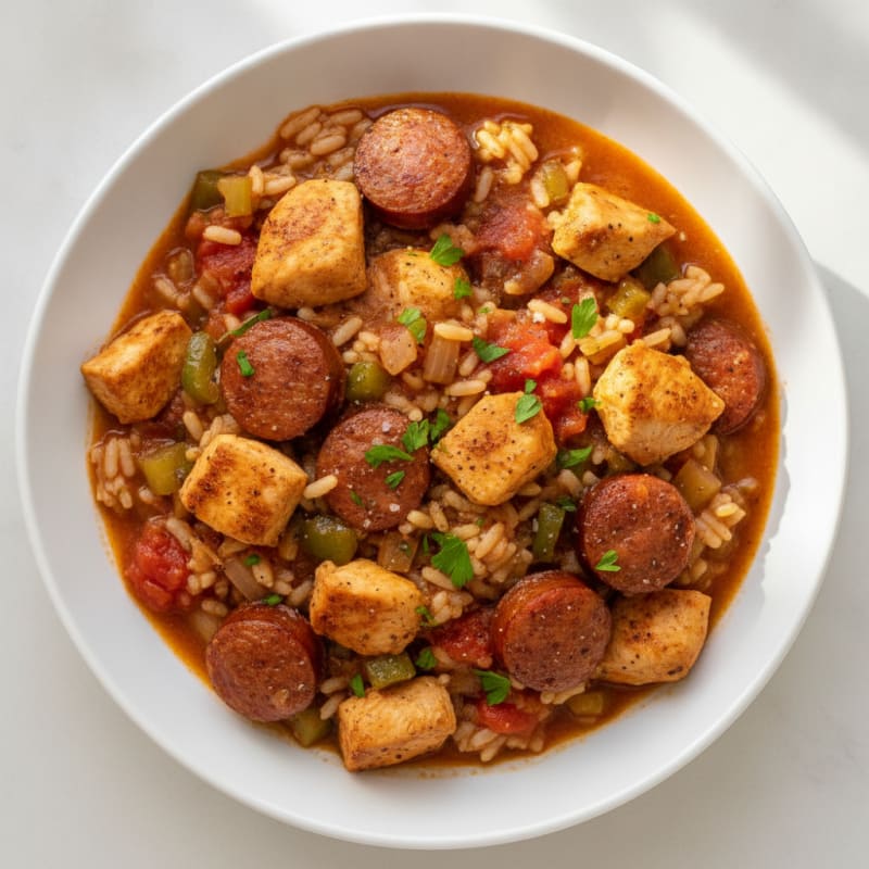 Chicken and Sausage Jambalaya