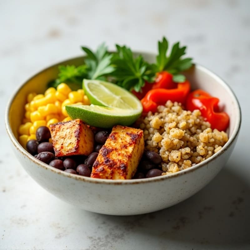 Zesty Lime Quinoa Black Bean Bowl