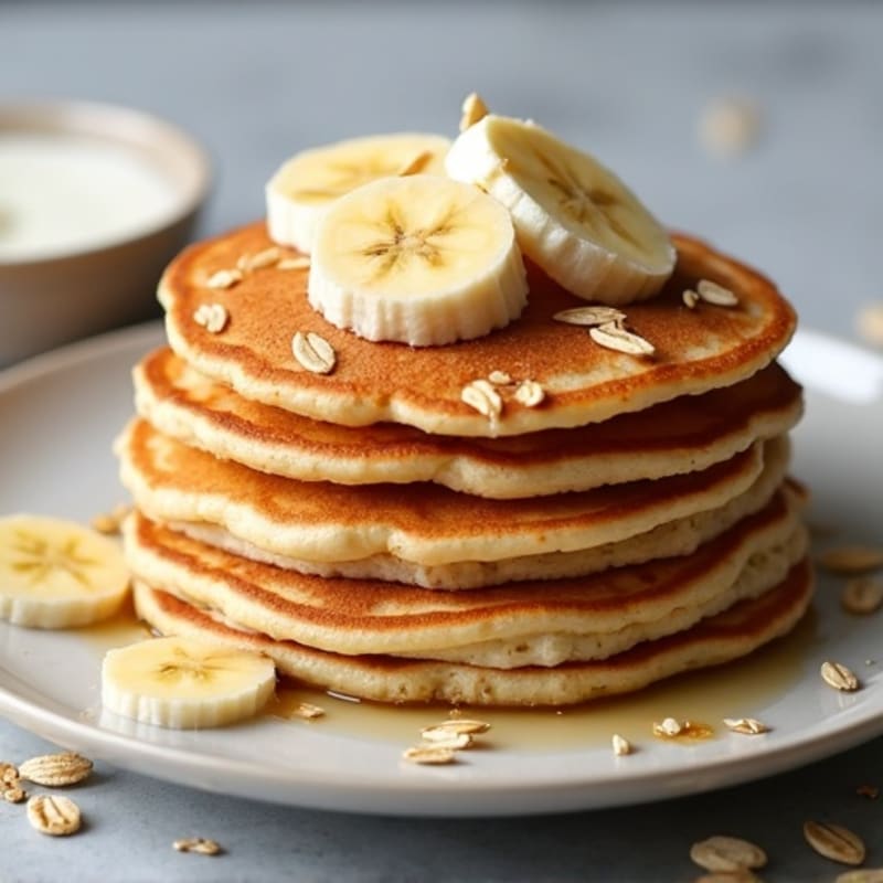Protein-Packed Fluffy Oat Pancakes