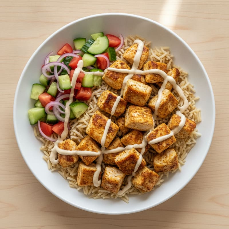 Chicken Shawarma Rice Bowl