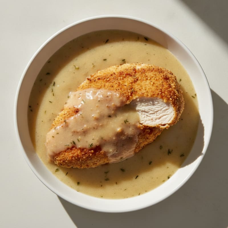 Buttermilk Fried Chicken with Creamy Gravy