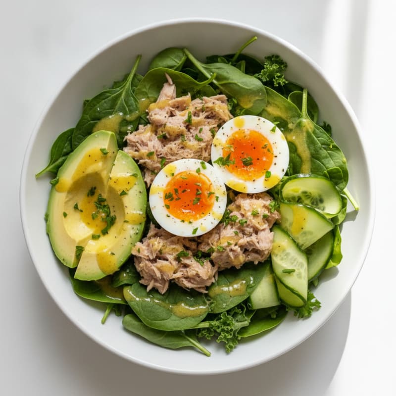 Tuna and Egg Protein Power Bowl