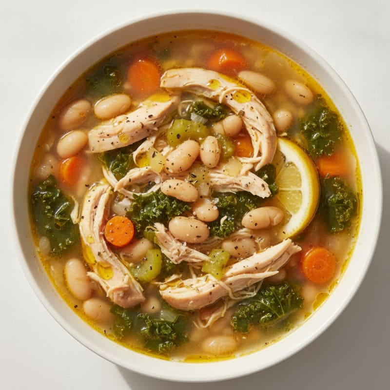 Hearty Chicken and Bean Soup