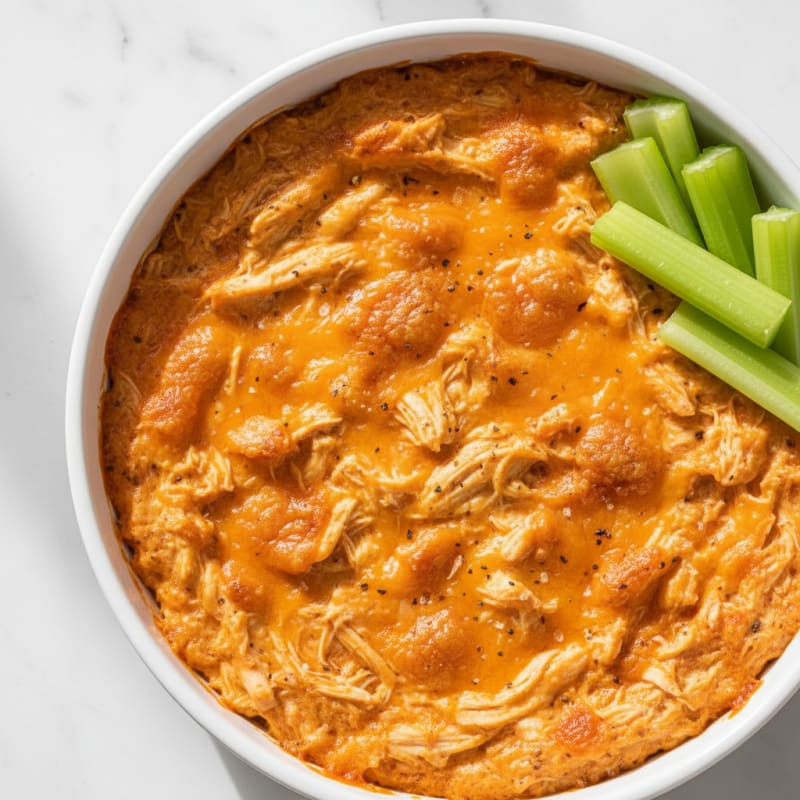 Buffalo Chicken Baked Dip