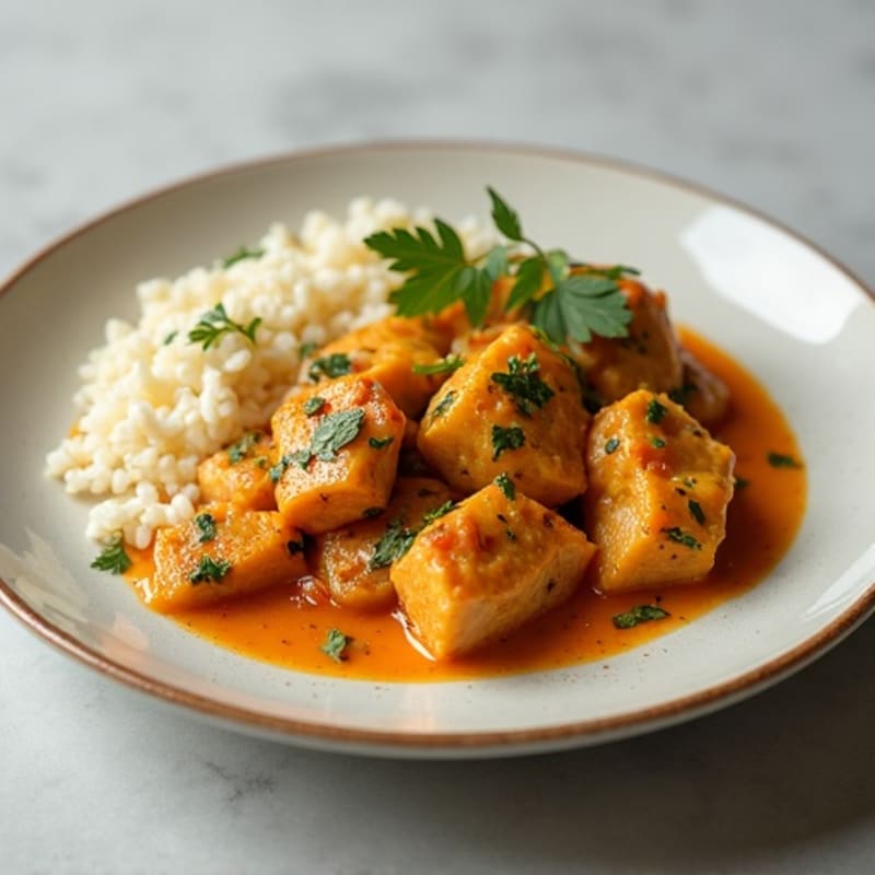 Creamy Coconut-Spiced Butter Chicken
