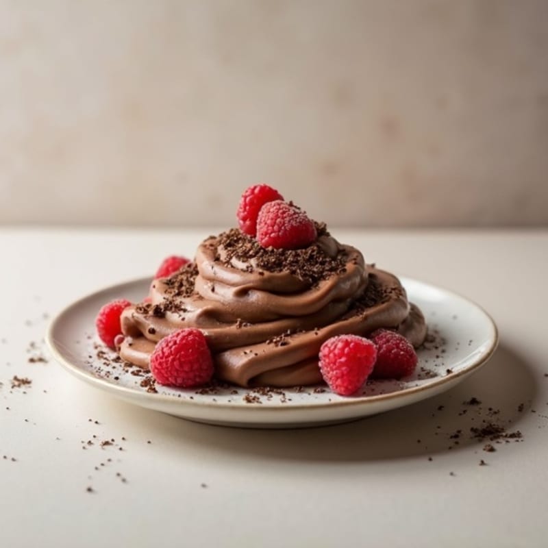 Silky Chocolate Protein Pudding with Greek Yogurt