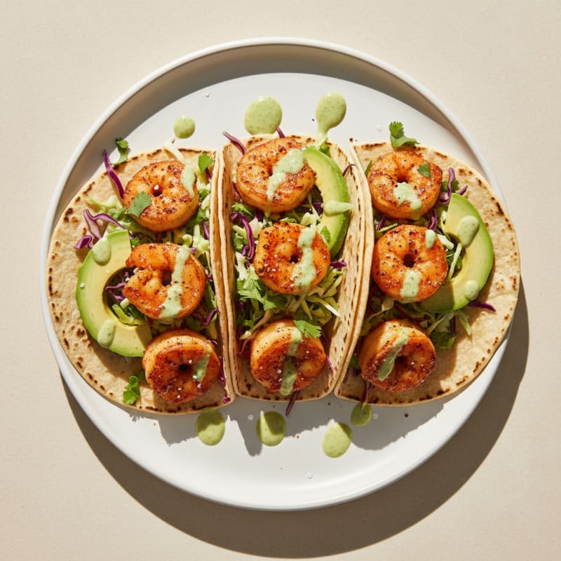 Smoky Chili-Lime Shrimp Tacos