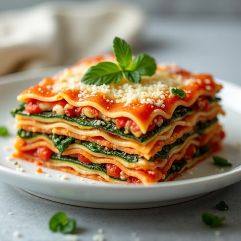 Healthy Layered Veggie Lasagna