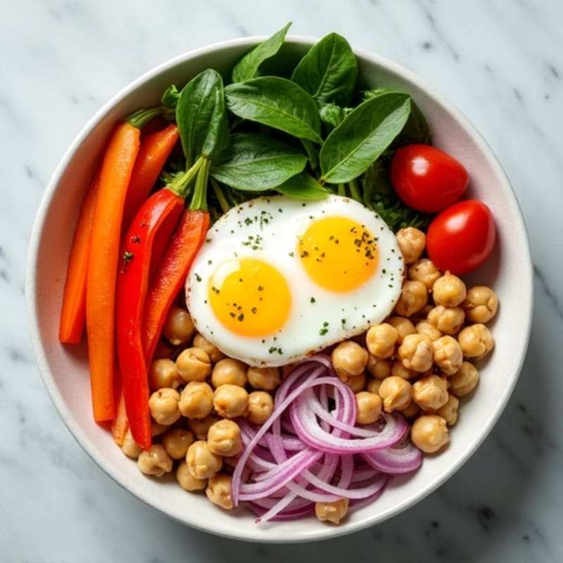 Protein-Packed Veggie and Egg White Breakfast Bowl
