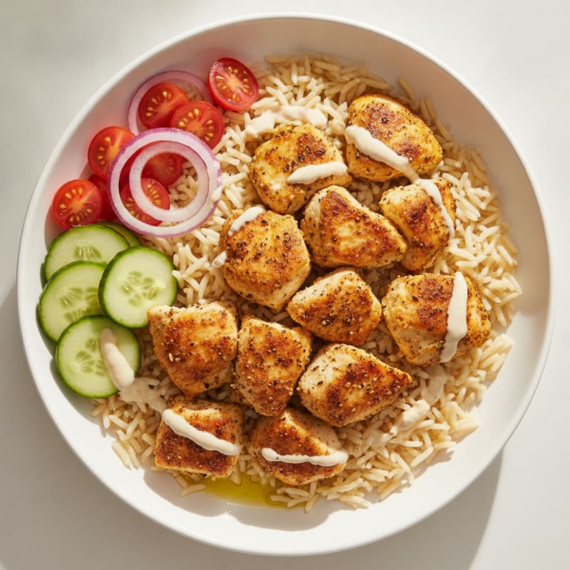 Chicken Shawarma Rice Bowl