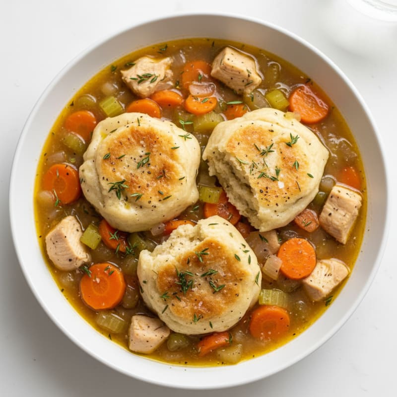 Homestyle Chicken and Herb Dumplings