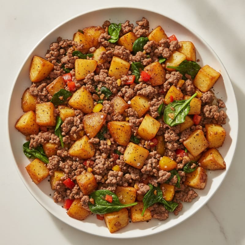 Ground Beef and Potato Skillet
