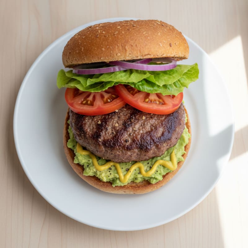 Classic Beef Burger with all the Fixings