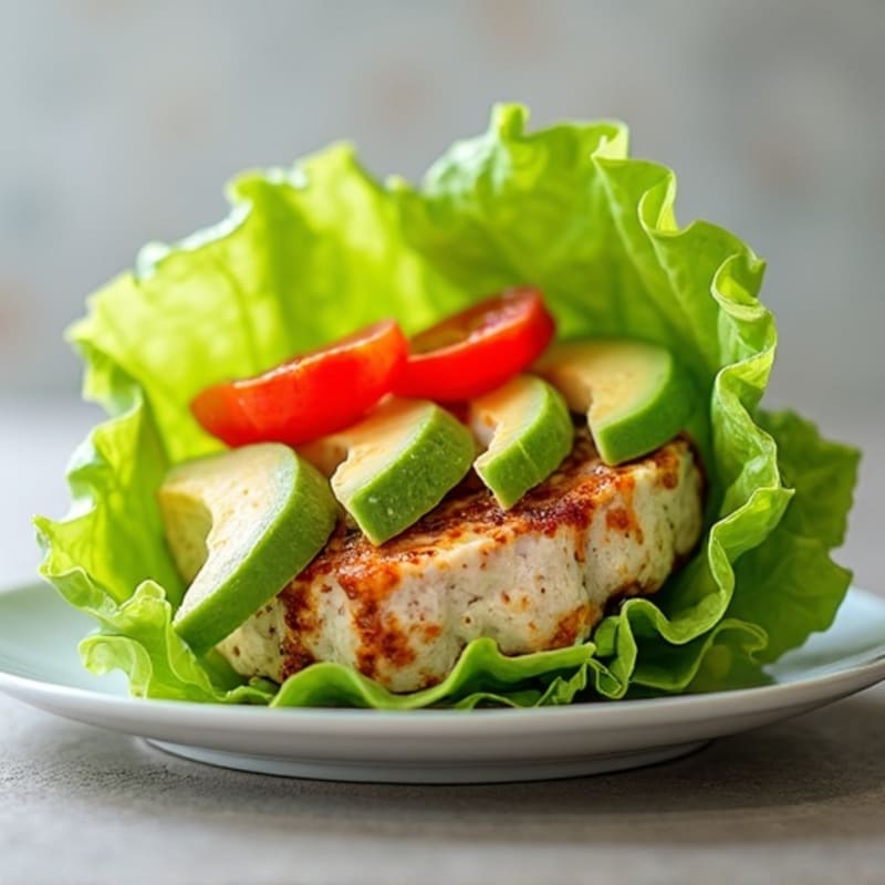 Spicy Sriracha Tuna Lettuce Wrap