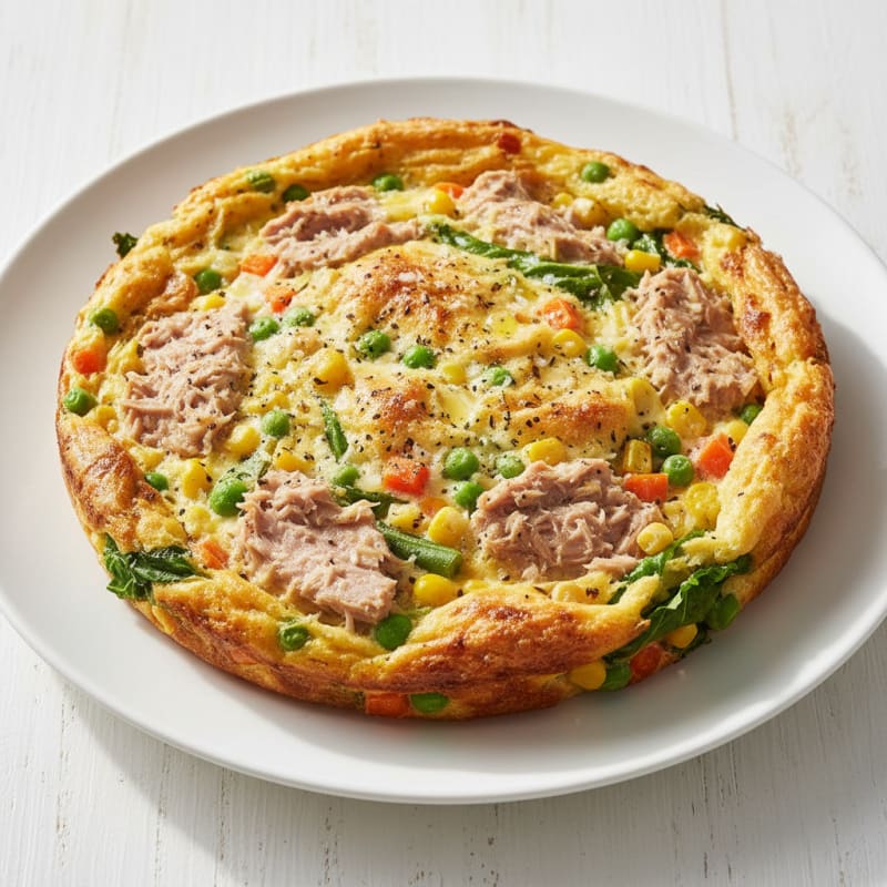 Tuna and Vegetable Greek Yogurt Bake