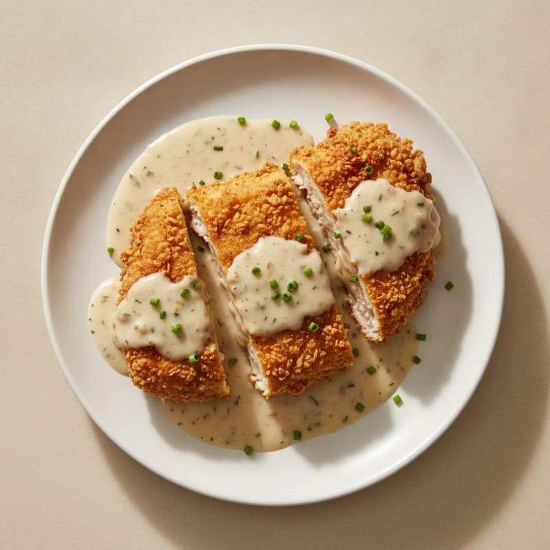 Buttermilk Fried Chicken with Creamy Gravy