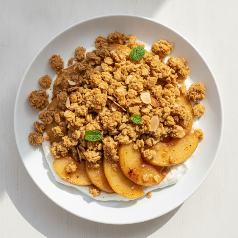 Cinnamon-Spiced Apple Crumble