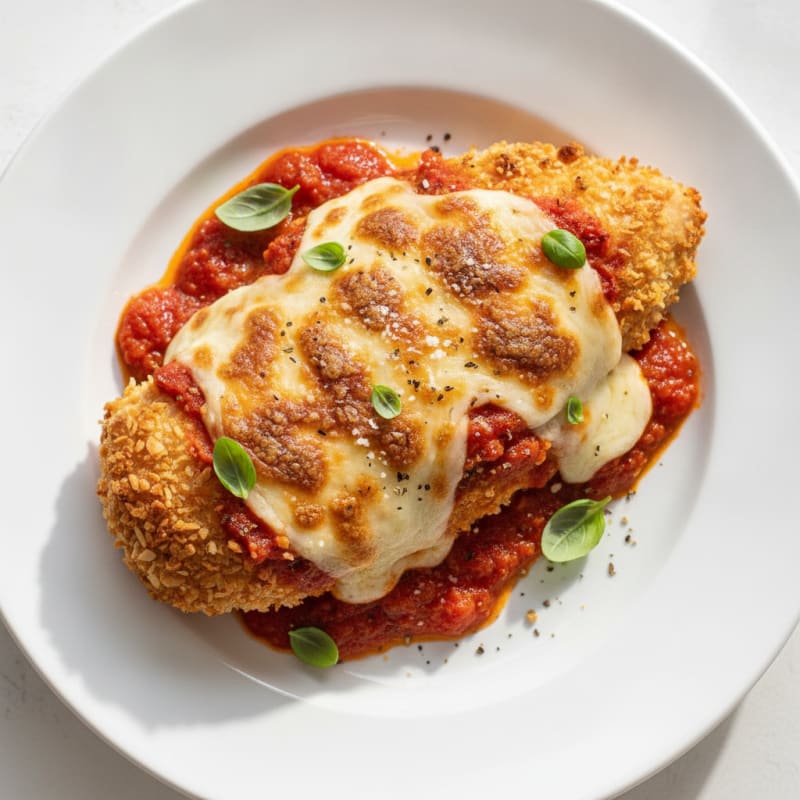 Baked Chicken Parmesan with Marinara