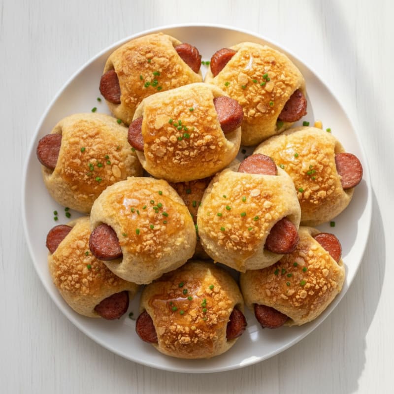 Hong Kong Sausage Pineapple Buns