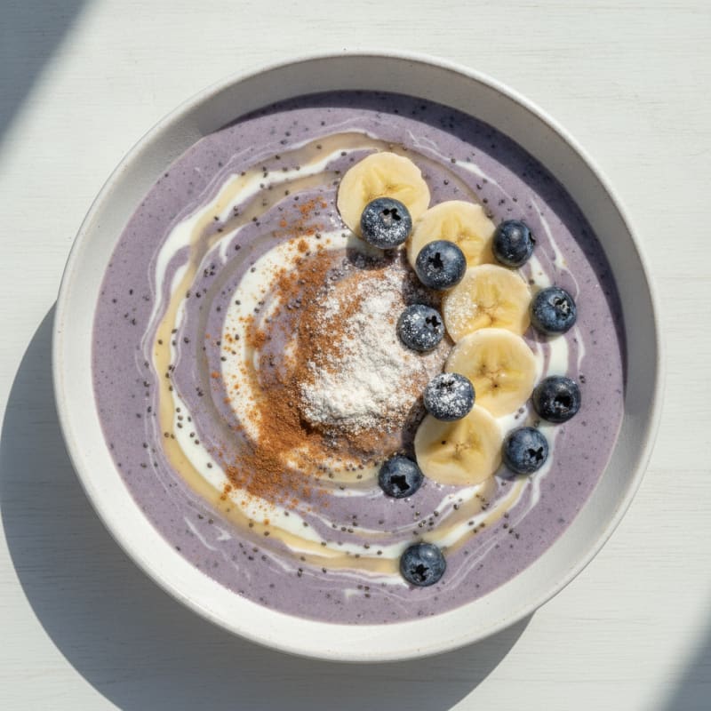 Blueberry Banana Protein Smoothie