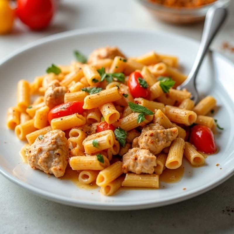 Creamy Cajun Chicken Pasta with Bell Peppers