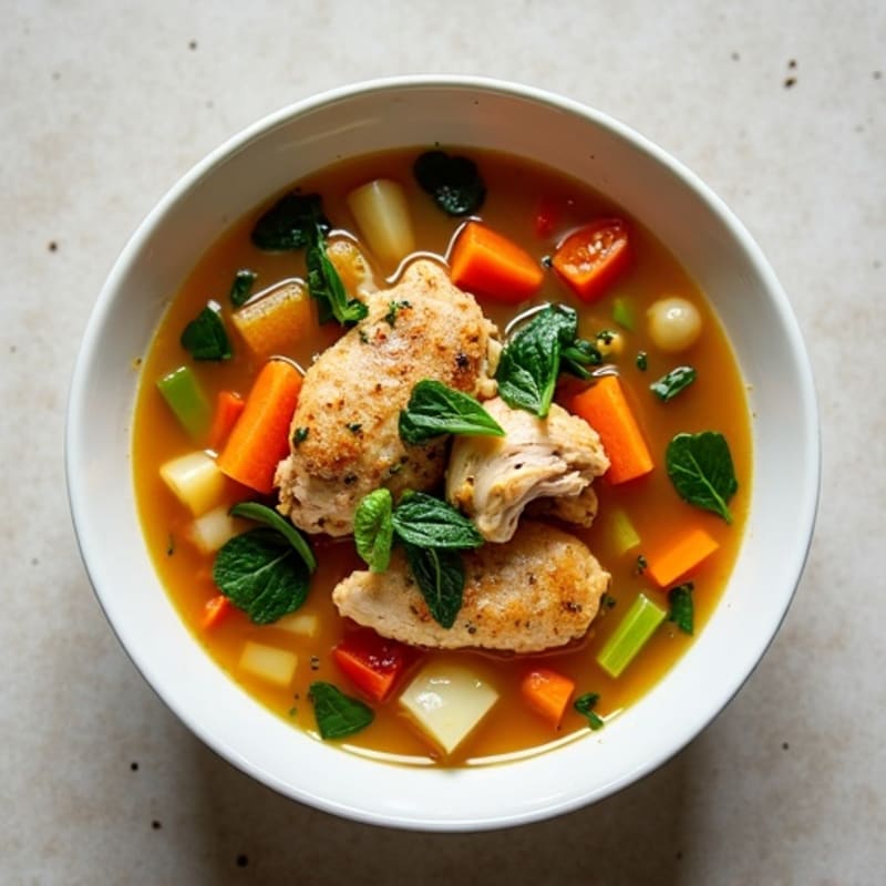 Hearty Chicken Vegetable Soup