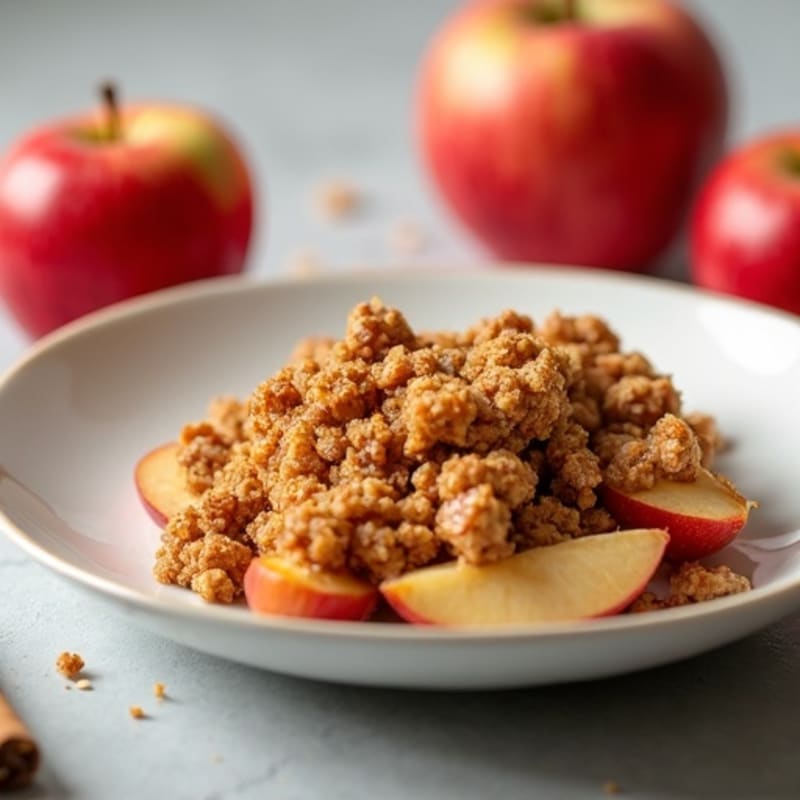 Cinnamon-Spiced Baked Apple Crisp