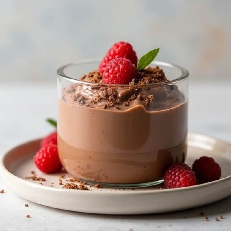 Creamy Cottage Cheese Chocolate Protein Pudding