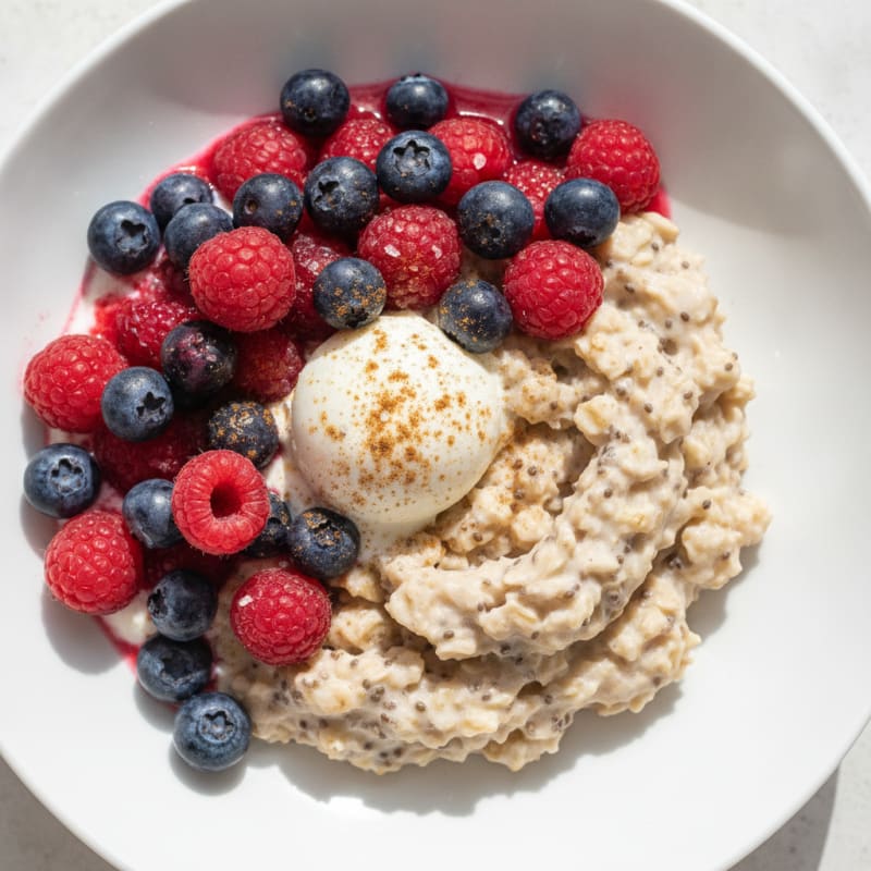 Hearty Berry Oatmeal Bowl