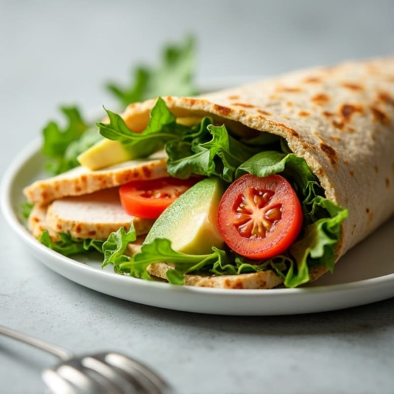 Fresh Turkey Avocado Wrap