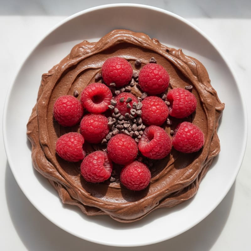 Silky Chocolate Protein Mousse with Greek Yogurt