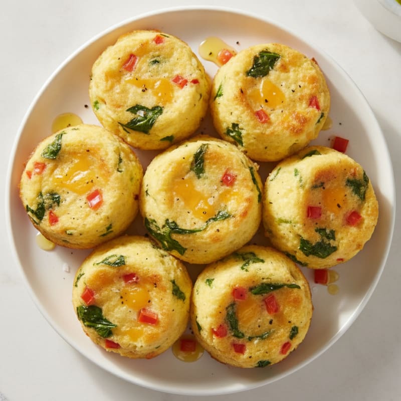 Baked Egg and Cheese Bites