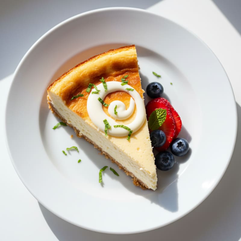 Creamy Greek Yogurt Protein Cheesecake