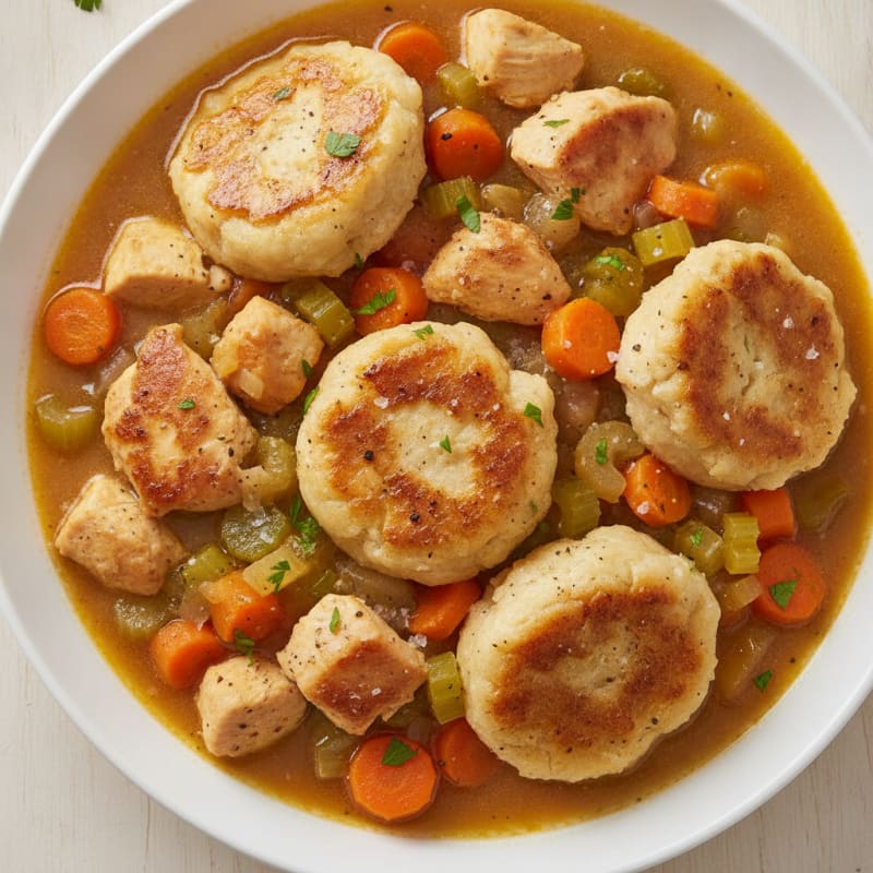 Homestyle Chicken and Herb Dumplings