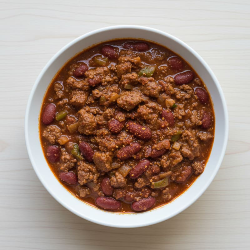 Smoky Ground Beef and Bean Chili