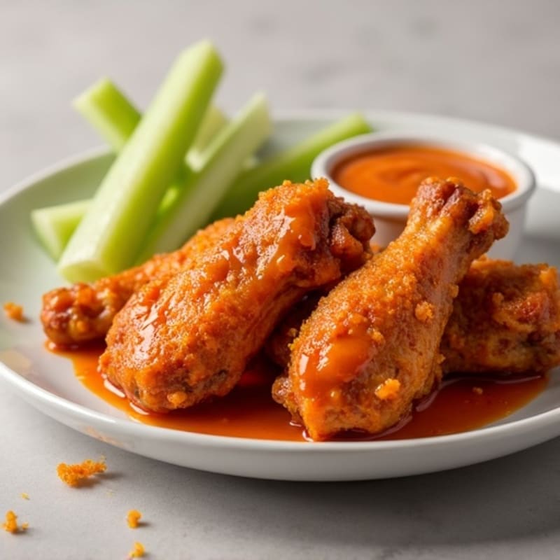 Crispy Baked Buffalo Chicken Wings
