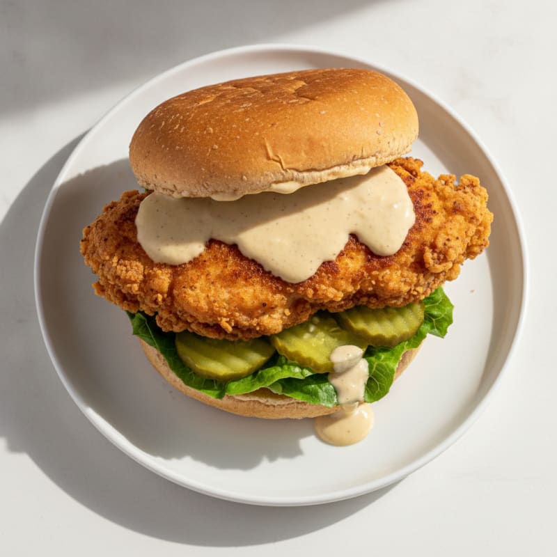 Crispy Buttermilk Fried Chicken Sandwich