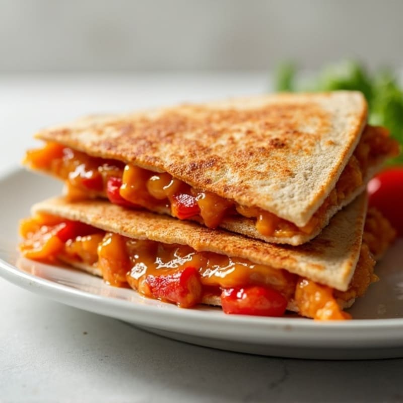 Crispy BBQ Chicken Quesadilla