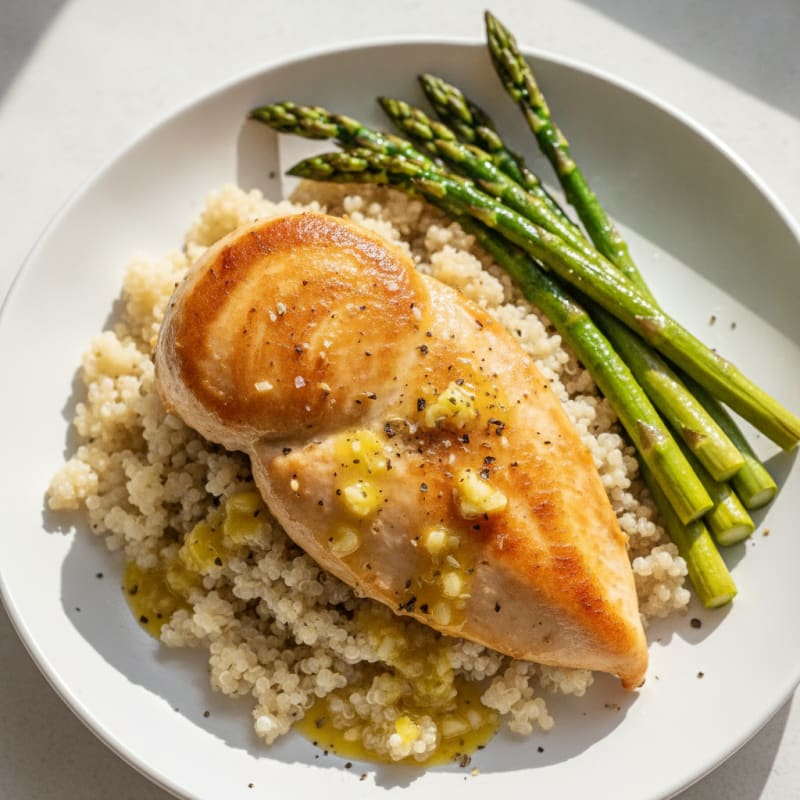 Lemon Herb Chicken and Asparagus