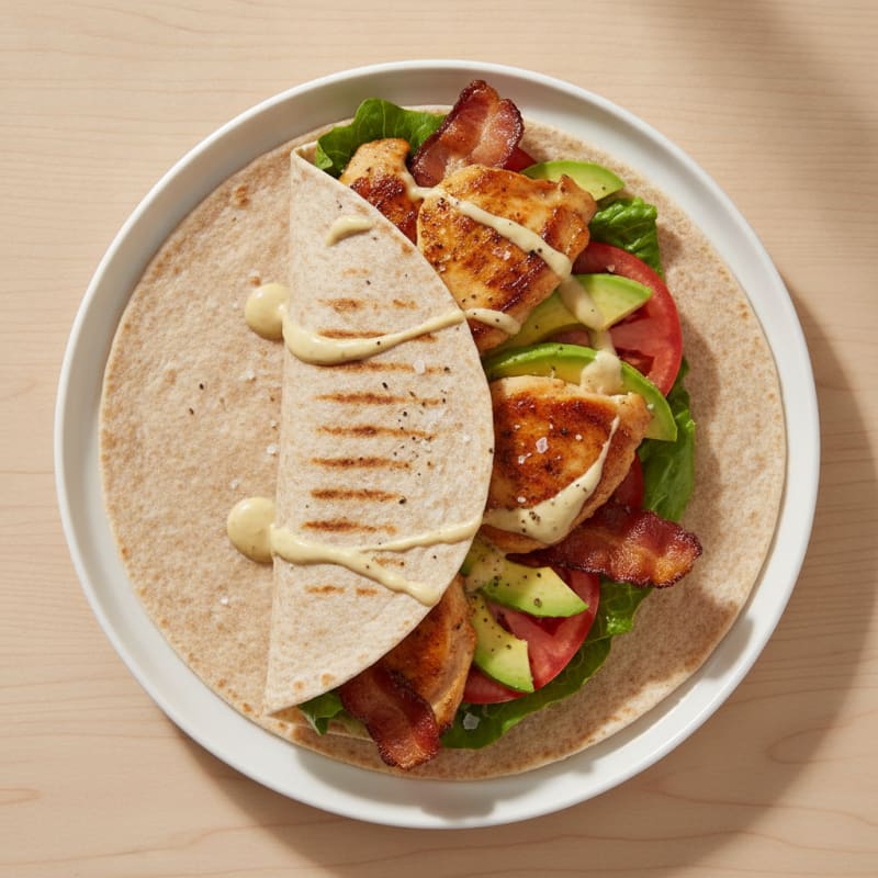 Chicken Thigh Club Protein Wrap