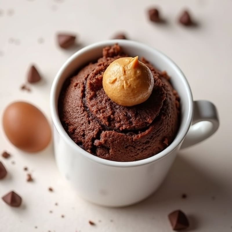 Protein-Rich Double Chocolate Mug Cake
