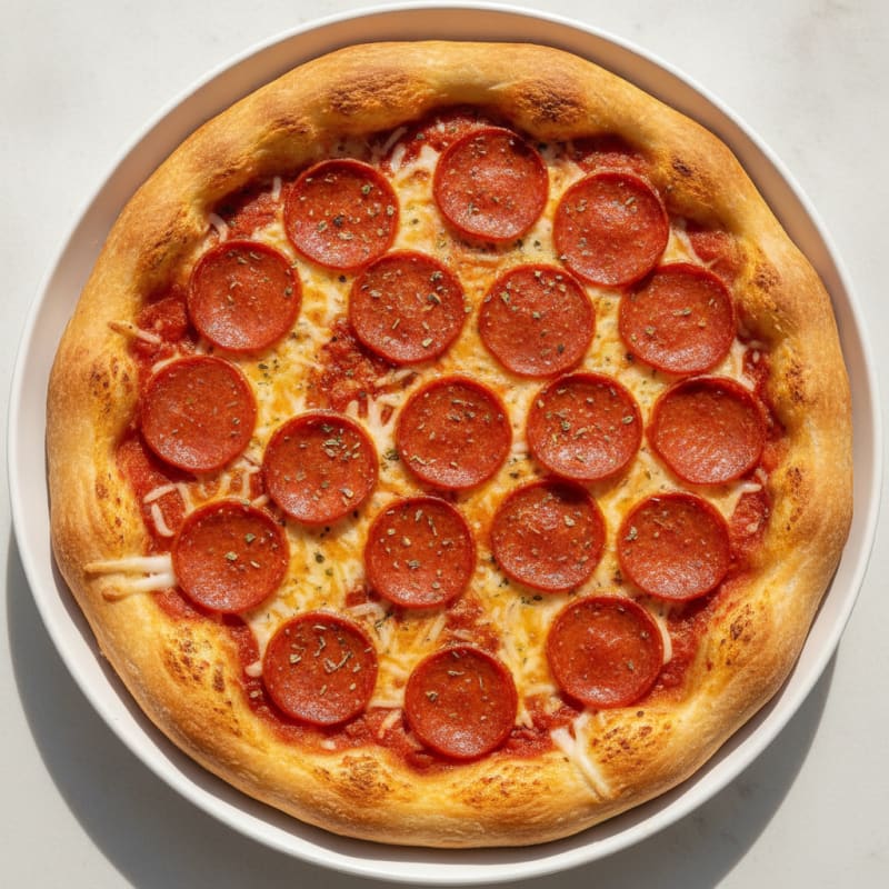 Stuffed Crust Pepperoni Pizza