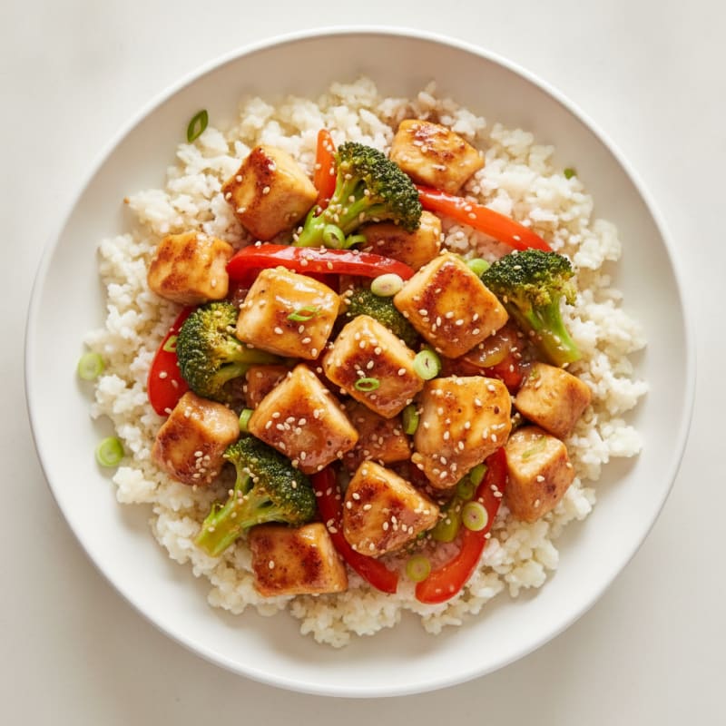 Orange Glazed Chicken Stir-Fry