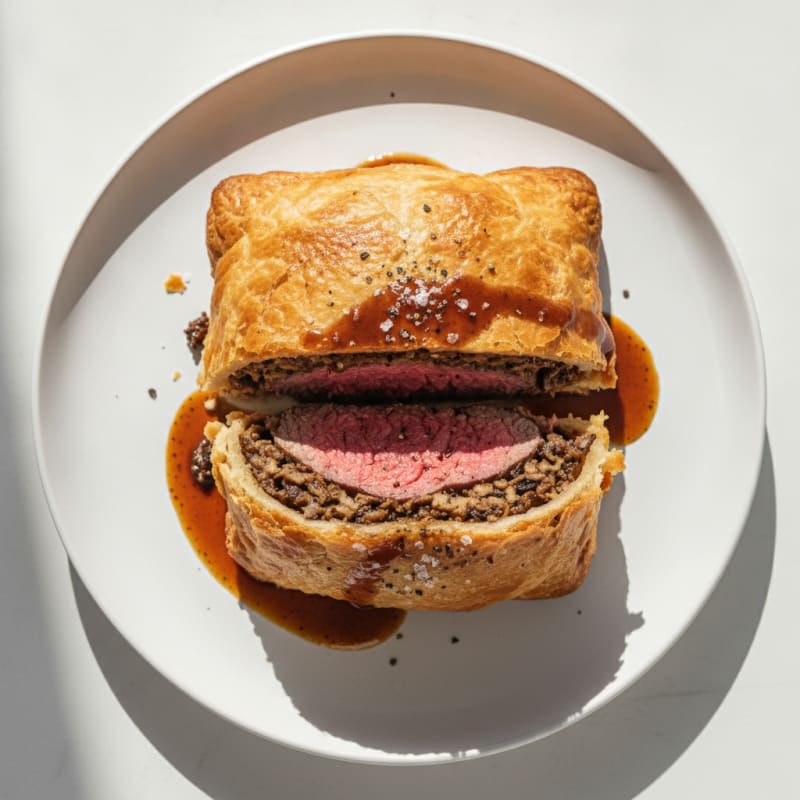 Classic Beef Wellington with Mushroom Duxelles